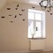 3D Halloween Bat Wall Decor Set, 28PCS Black PVC Bat Wall Stickers, DIY Scary Flying Bats Decorations for Walls, Windows, Doors & Party Backdrops, Reusable Halloween Home Decor